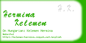 hermina kelemen business card